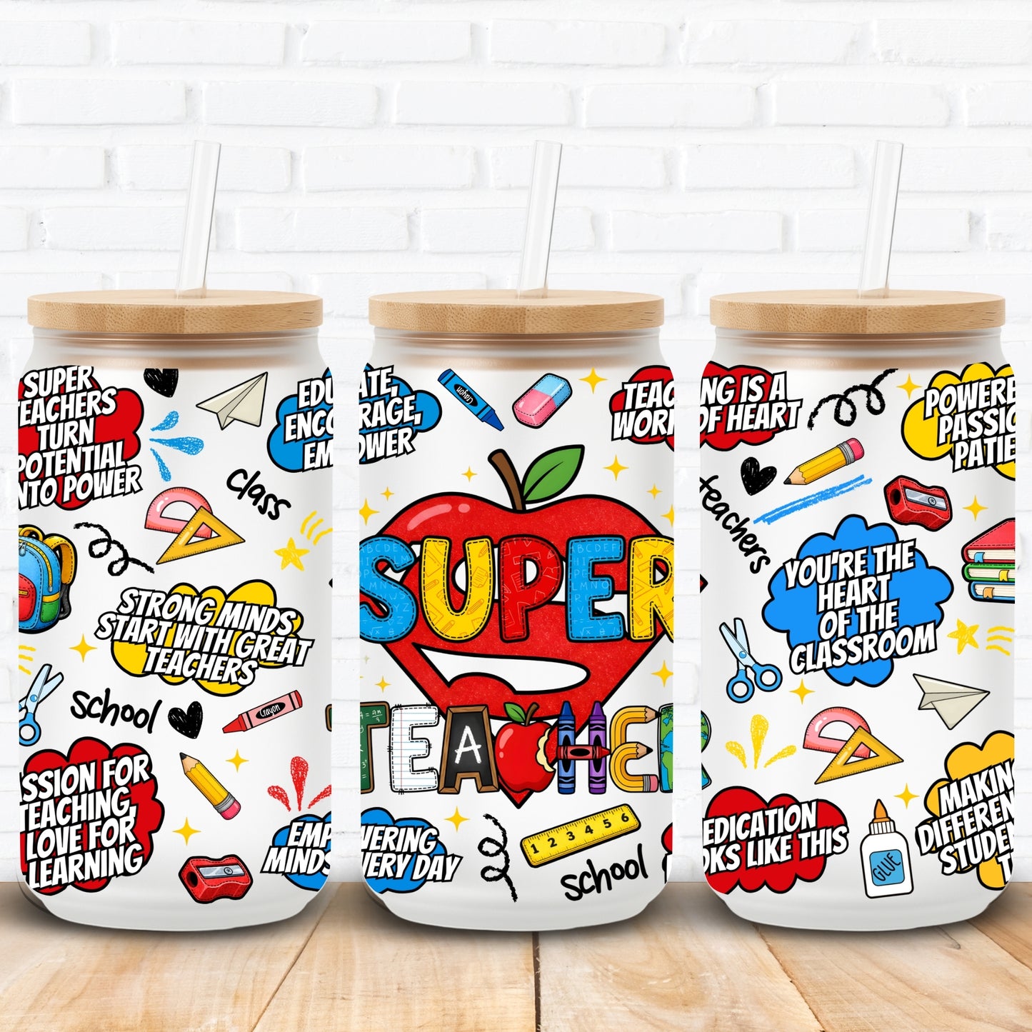 Super Teacher | UV DTF Wrap