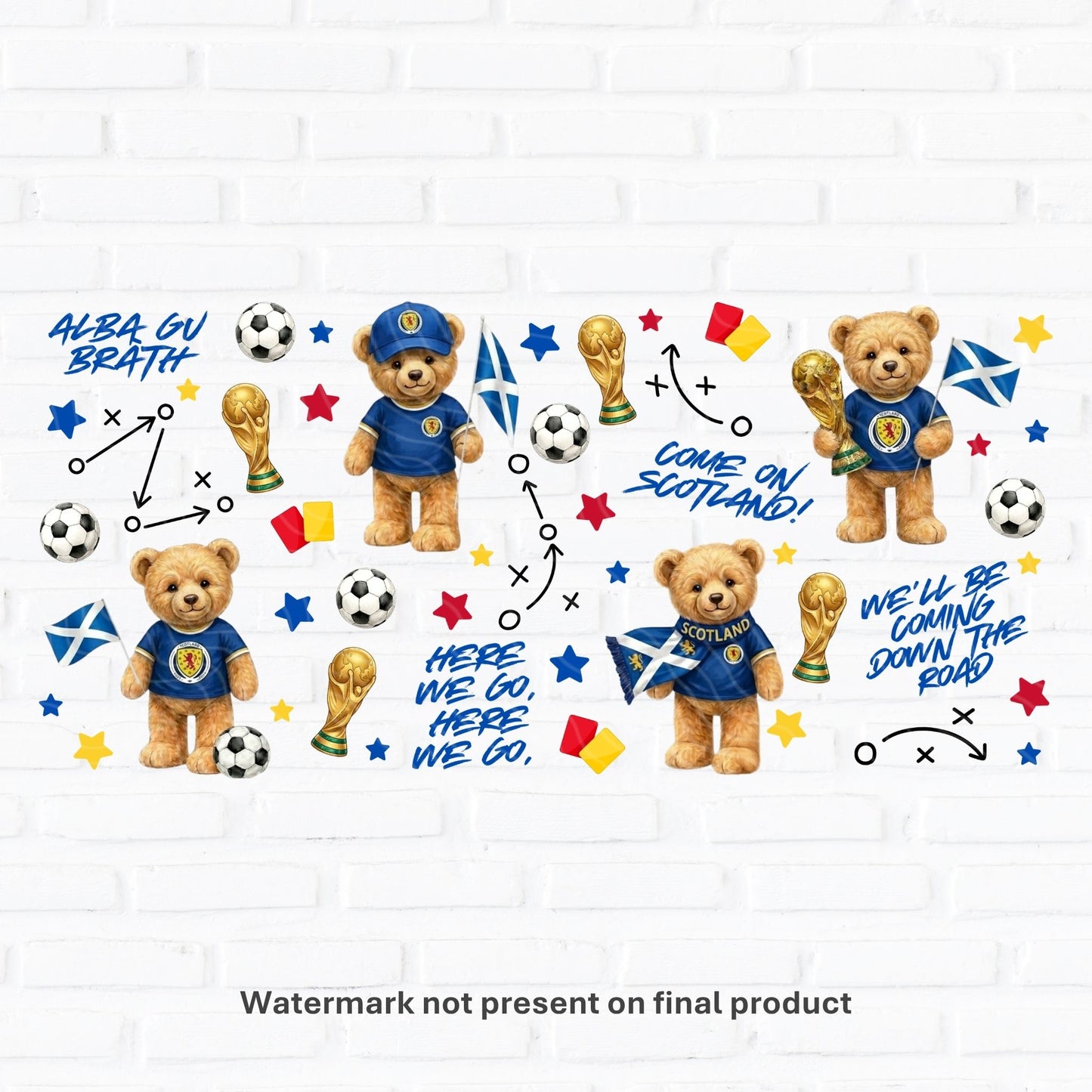 World Cup Scotland | UV DTF Wrap