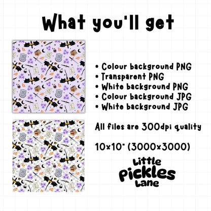 Fourth Wing inspired romantasy seamless pattern digital download including 300 DPI PNG and JPG files with colour, white and transparent background options.