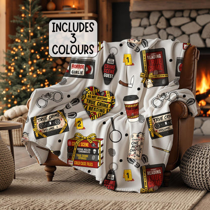 True Crime Junkie Seamless Pattern | Digital Download