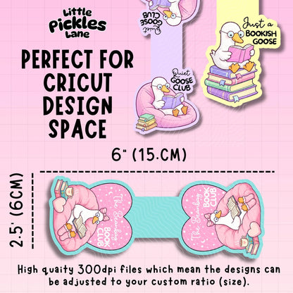 Bookish Goose Magnetic Bookmark Bundle | Digital Download