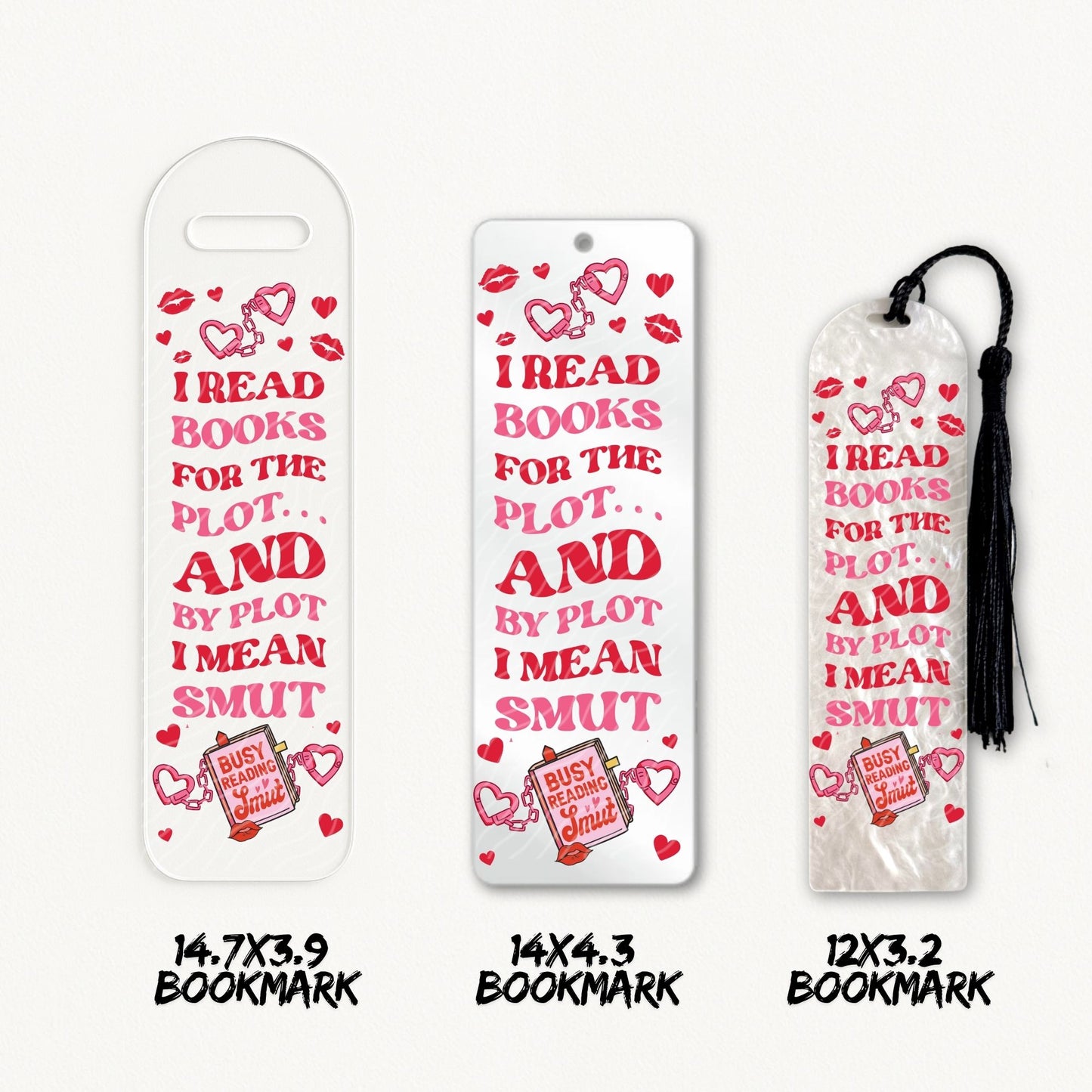 Busy Reading Smut | Bookmark UV DTF