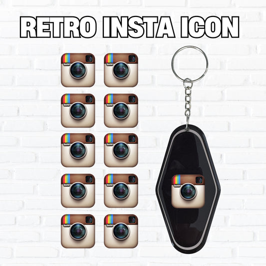 Retro Insta Icons 10 Pack | UV DTF Decal