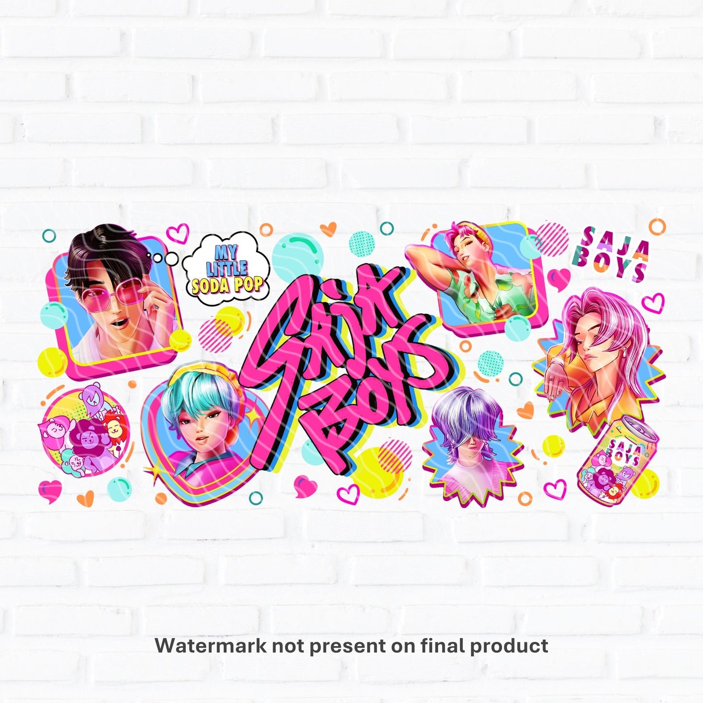 Boyband | UV DTF Wrap