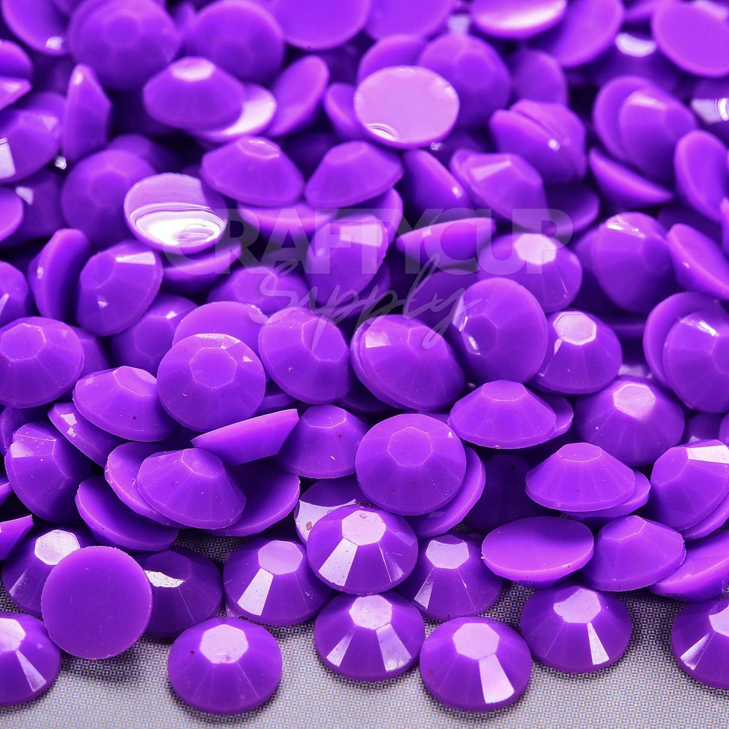 solid purple rhinestones