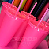 solid colour cold cups