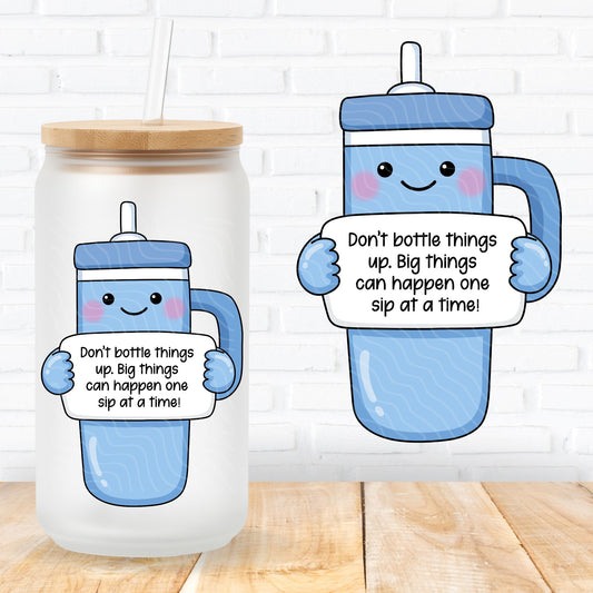 Emotional Support Stanley | UV DTF Decal