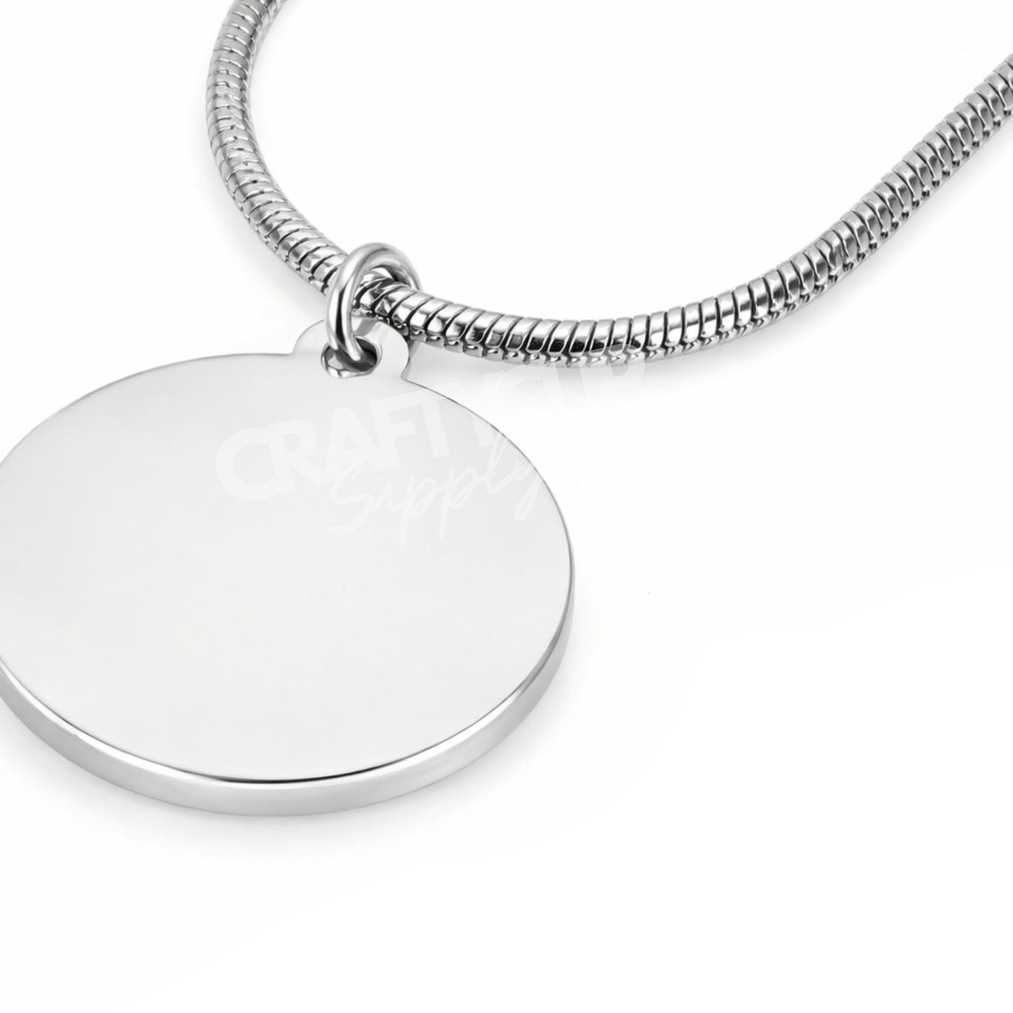 Sublimation Round Necklace