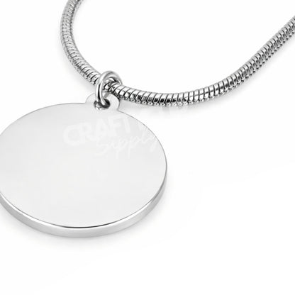 Sublimation Round Necklace