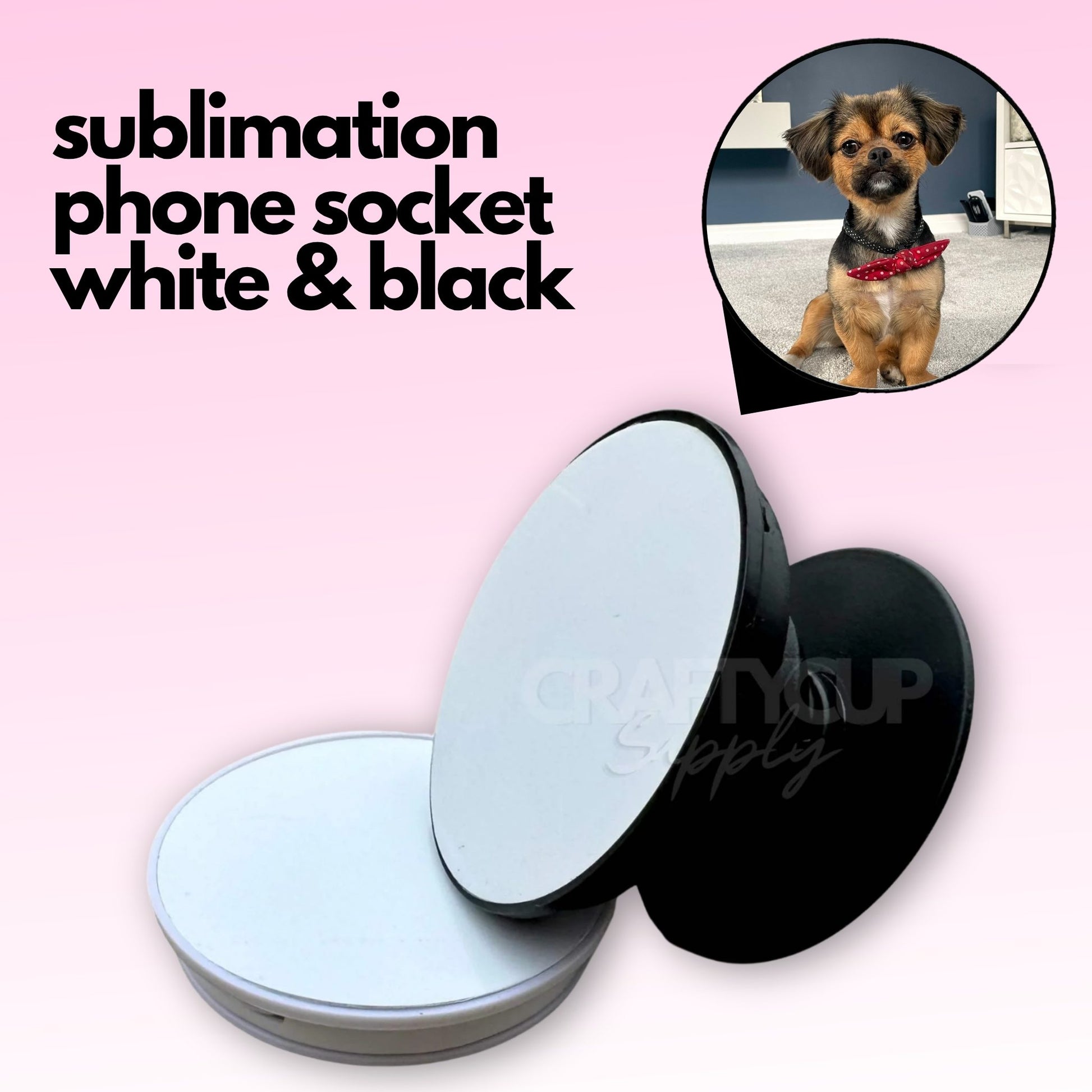 sublimation blanks pop socket phone holder for sublimate ovens personalised craft supplies wholesaler uk