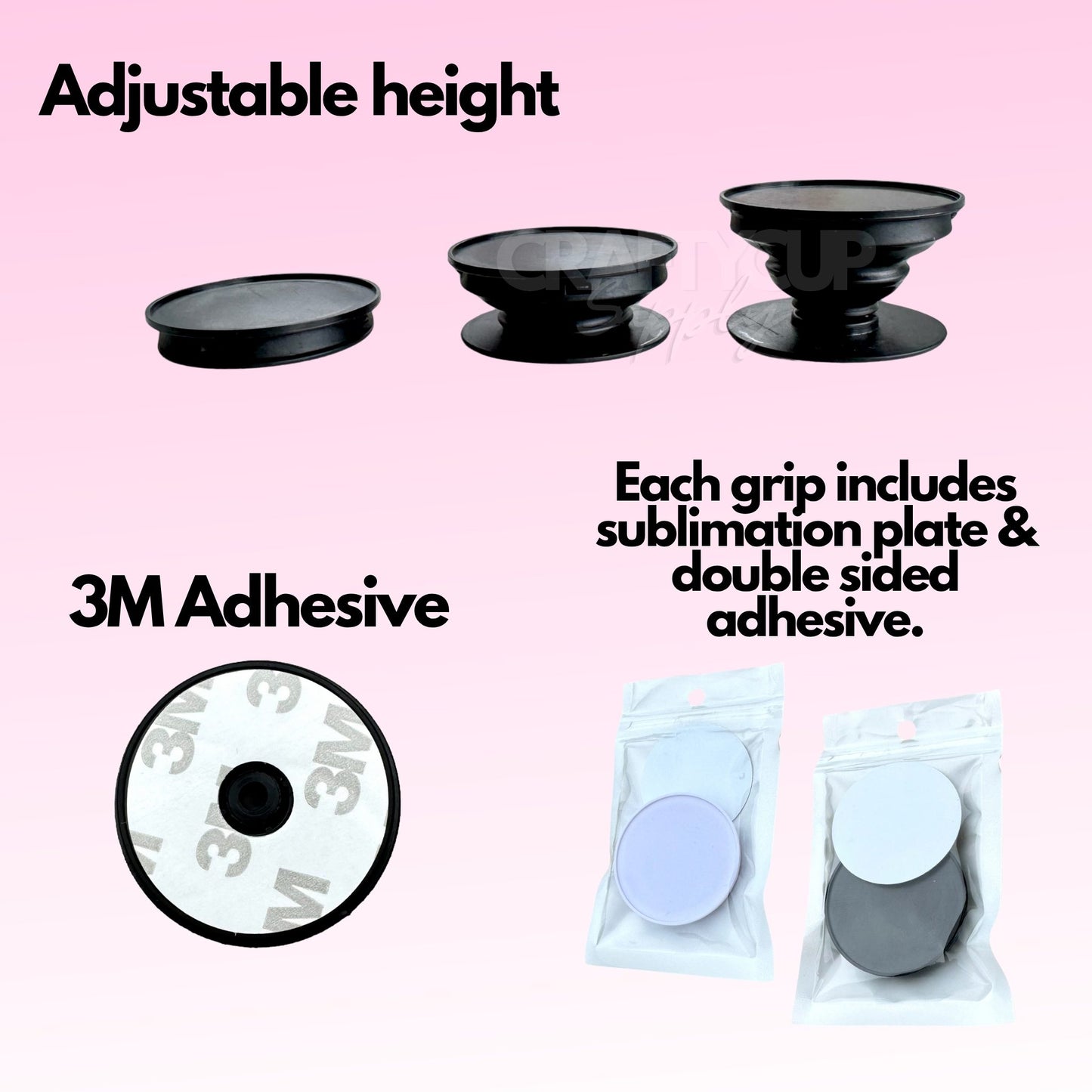 sublimation blanks pop socket phone holder for sublimate ovens personalised craft supplies wholesaler uk