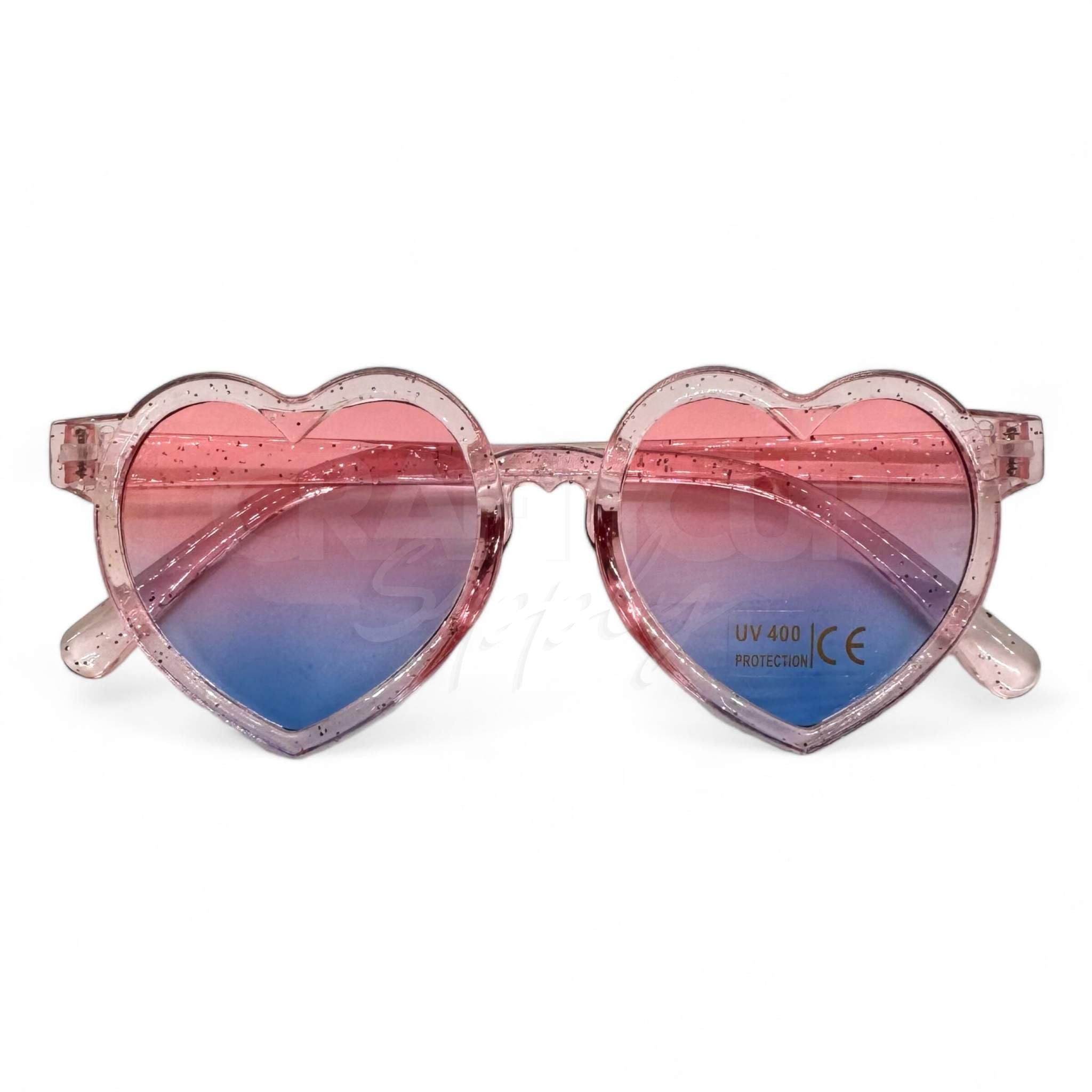 Ombre Heart Shaped Sunglasses with UVA & UVB Protection (Kids)