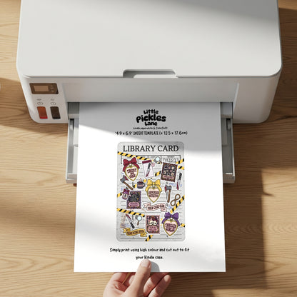 Armchair Detective Kindle Insert | Digital Download