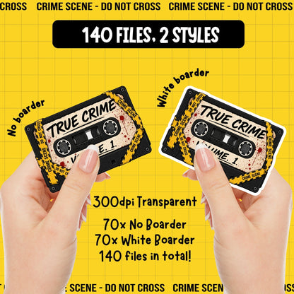 True Crime Junkie Clipart Bundle | Digital Download