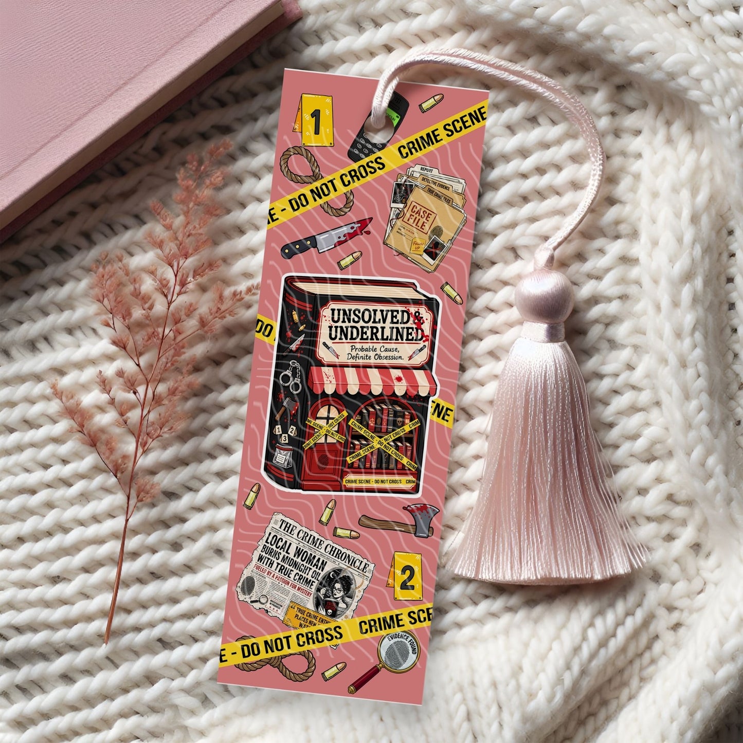 True Crime Book Club | Bookmark Digital Download