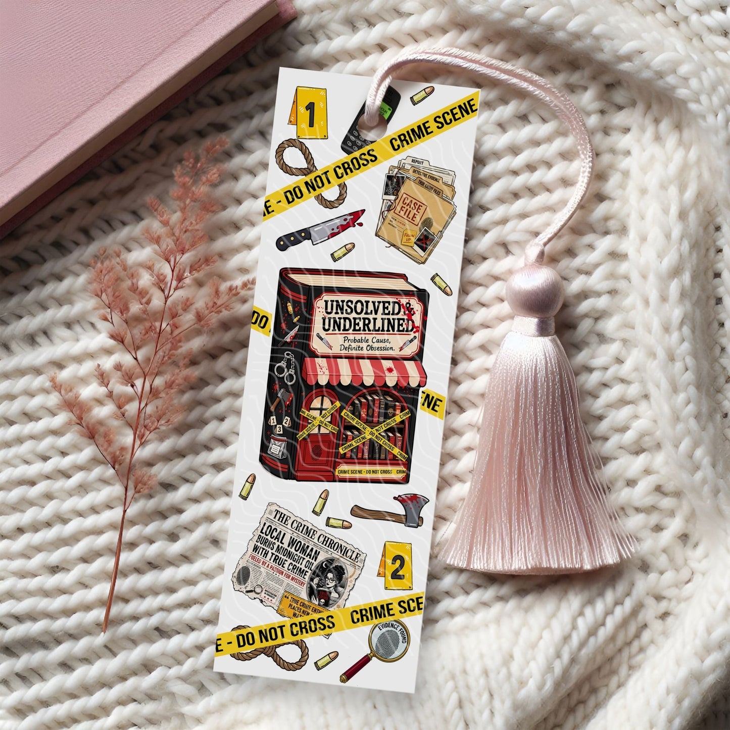 True Crime Book Club | Bookmark Digital Download