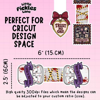 Armchair Detective Magnetic Bookmark Bundle | Digital Download