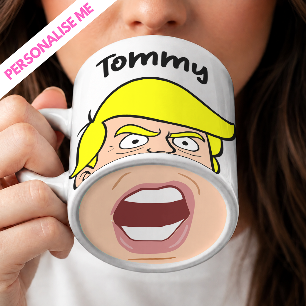 Merica Big Mouth Mug | Personalised UV DTF