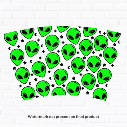 Alien | UV DTF Wrap