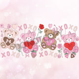 XOXO Teddy Bears | UV DTF Wrap