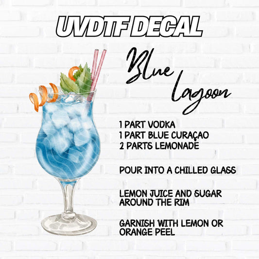 Blue Lagoon | UV DTF Decal