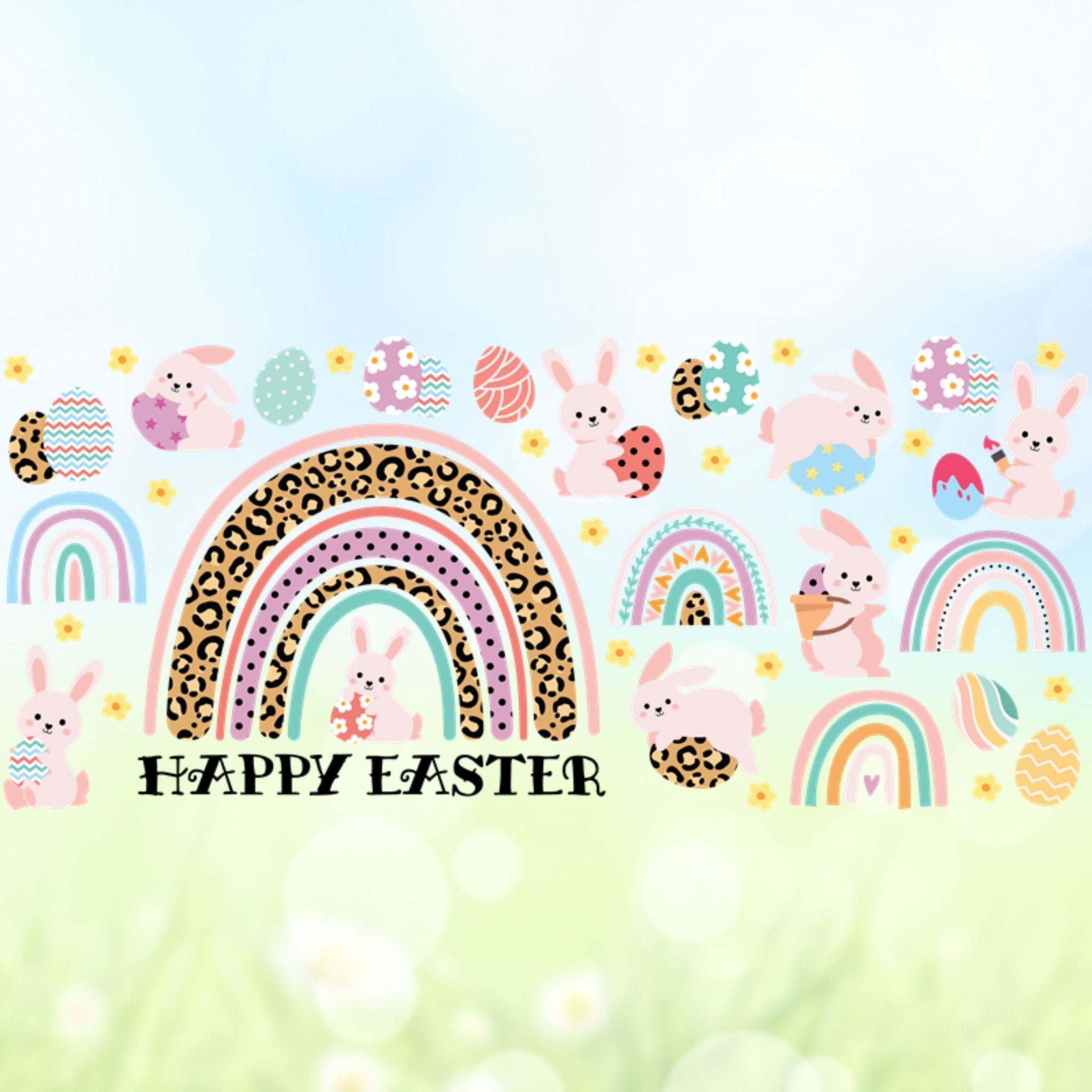 Happy Easter | UV DTF Wrap