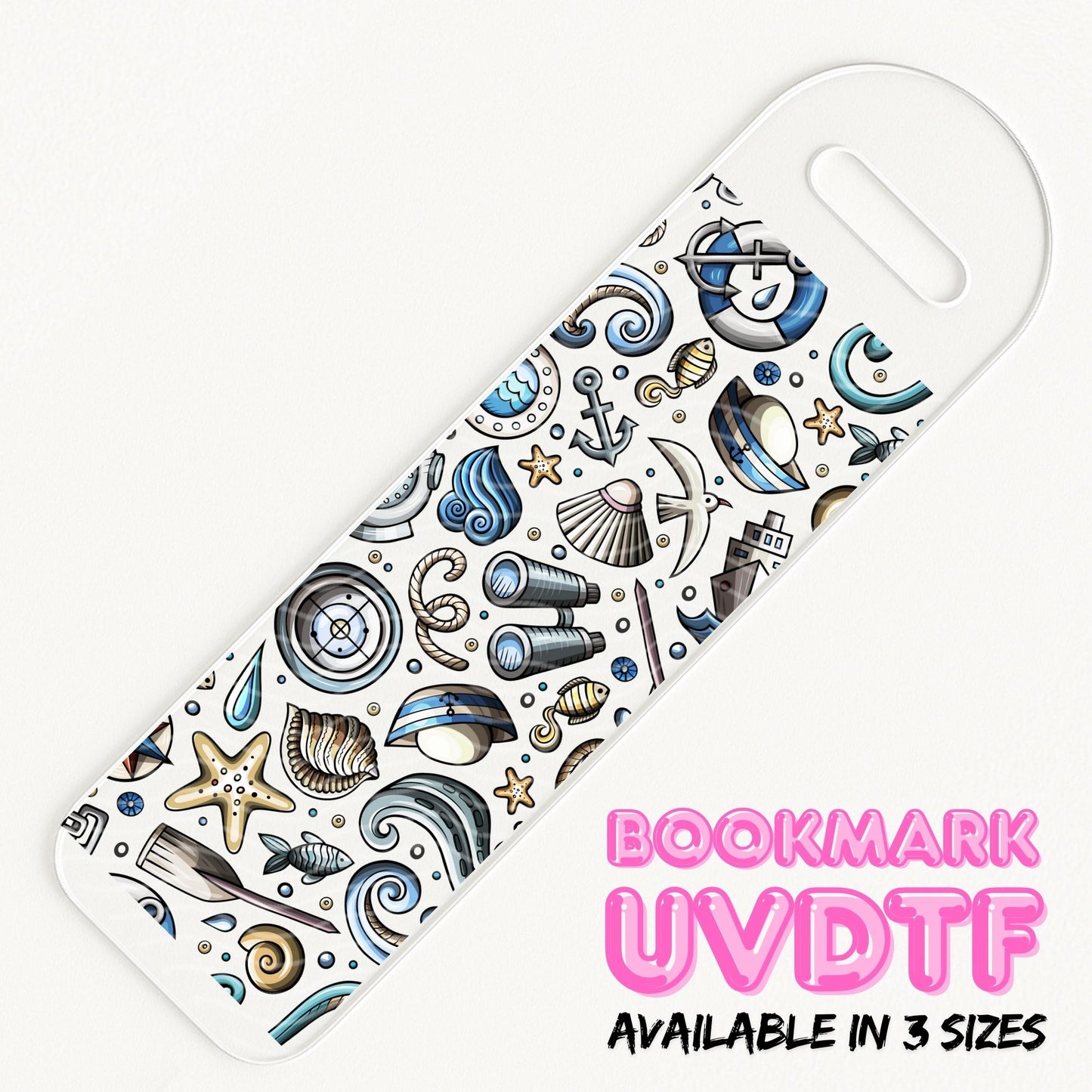 High Tide Treasures | Bookmark UV DTF