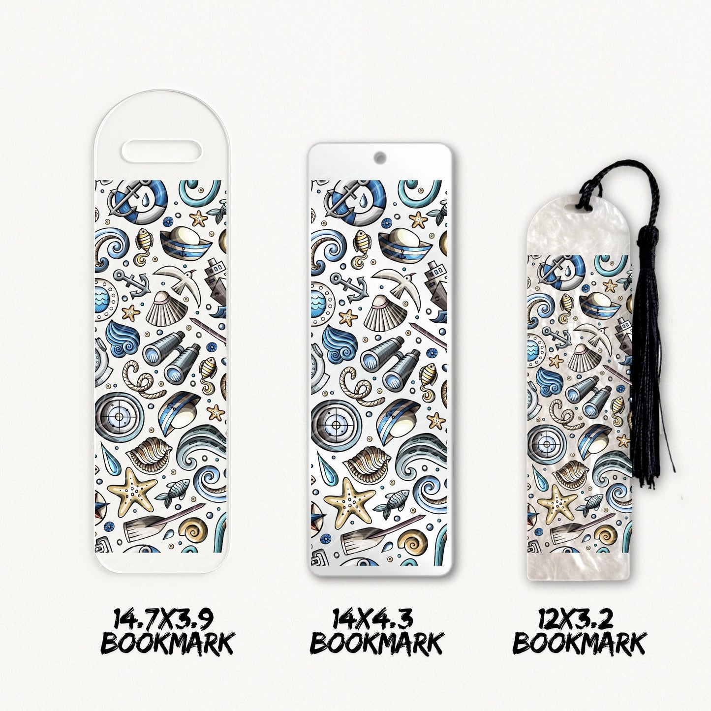 High Tide Treasures | Bookmark UV DTF