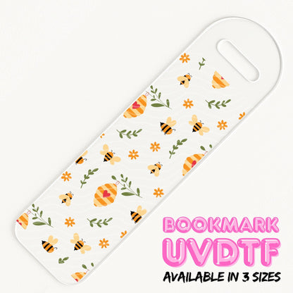 Dainty Bees | Bookmark UV DTF