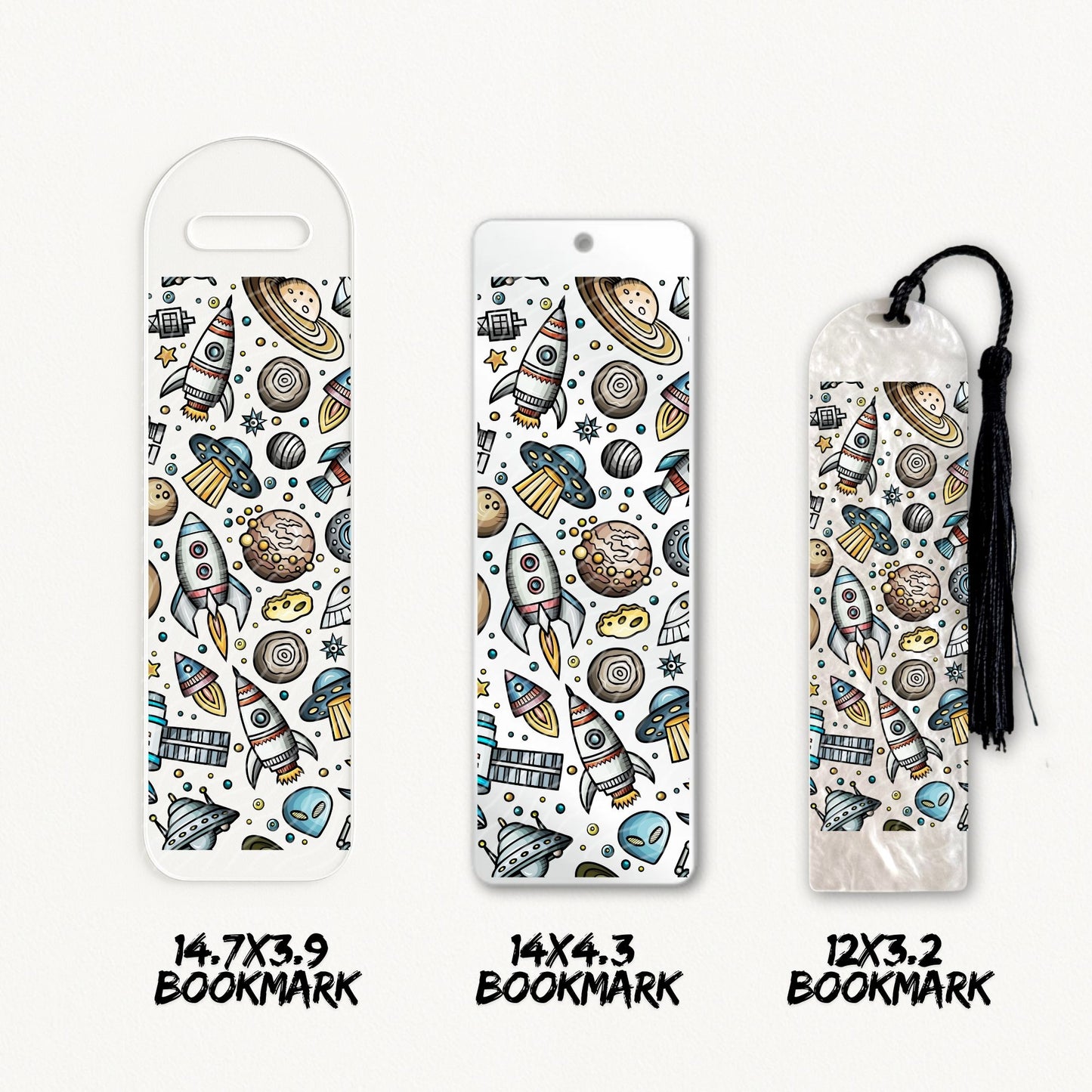 Galactic Go! | Bookmark UV DTF