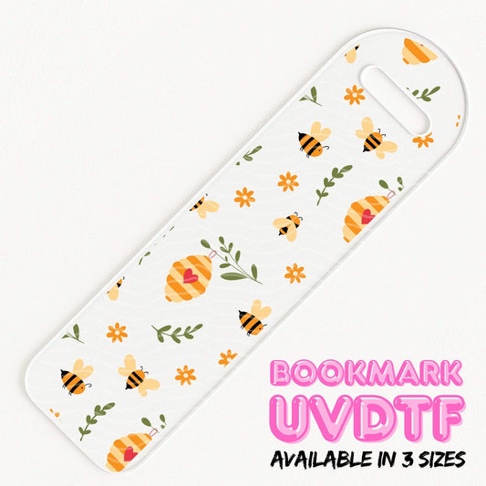 Dainty Bees | Bookmark UV DTF