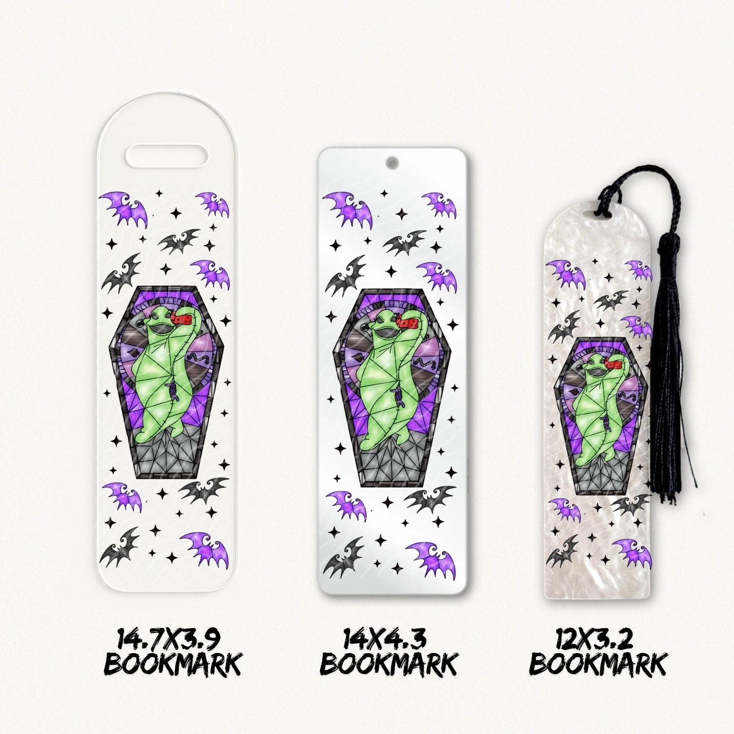 Oogie Coffin | Bookmark UV DTF