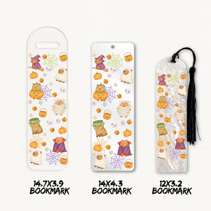 Capybara Halloween | Bookmark UV DTF