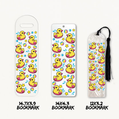 Ducky Pool Party | Bookmark UV DTF