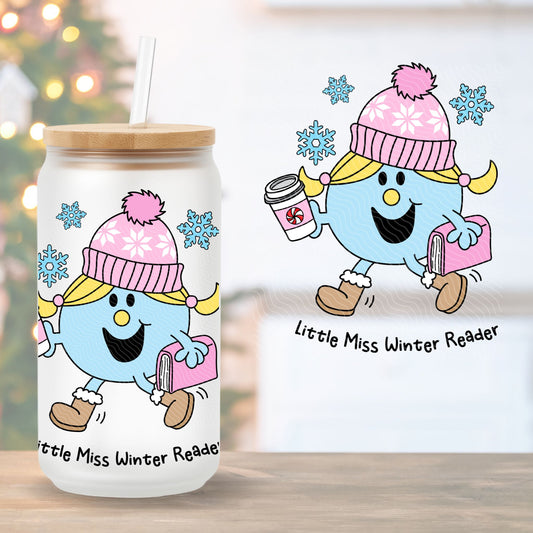Miss Winter Reader | UV DTF Decal