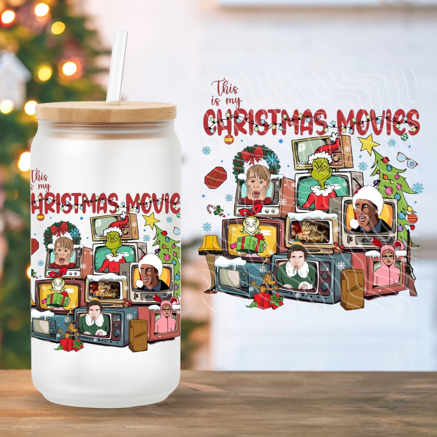 This Is My Christmas Movies | UV DTF Decal