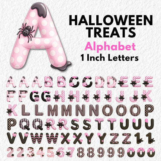 Halloween Treats Alphabet | UV DTF