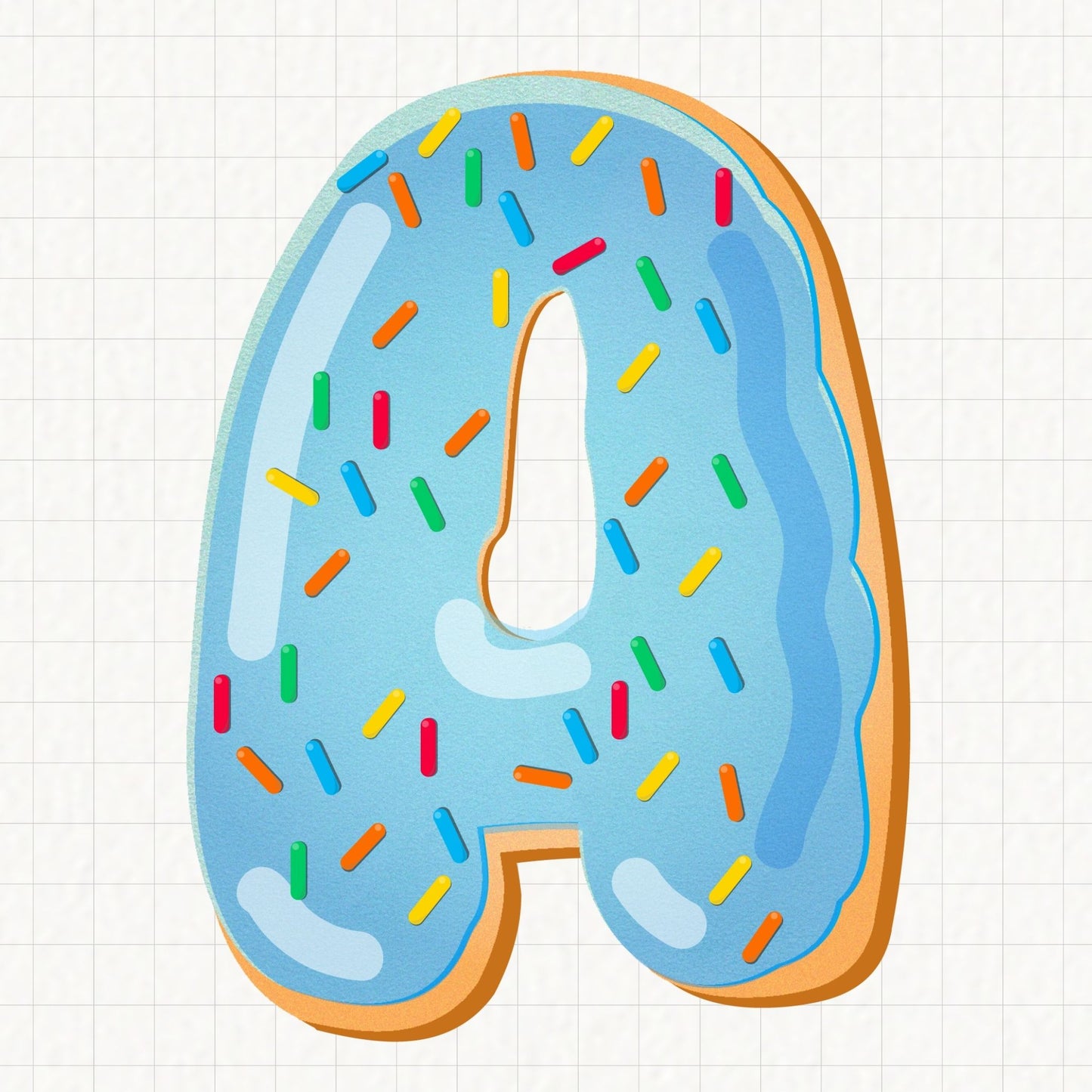 Donut Alphabet | UV DTF