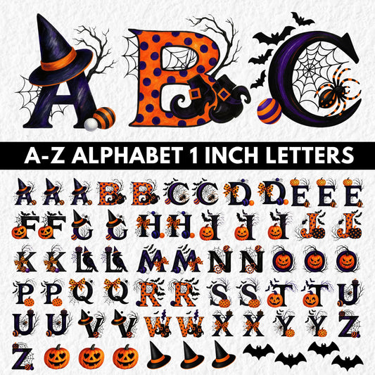 Halloween Alphabet | UV DTF