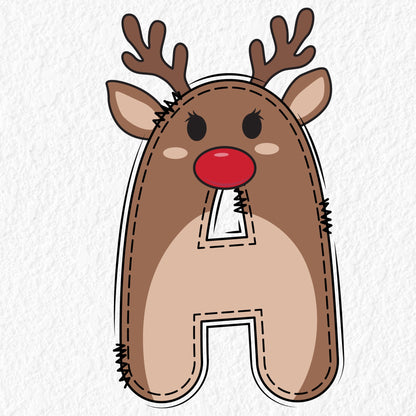 Reindeer Alphabet | UV DTF