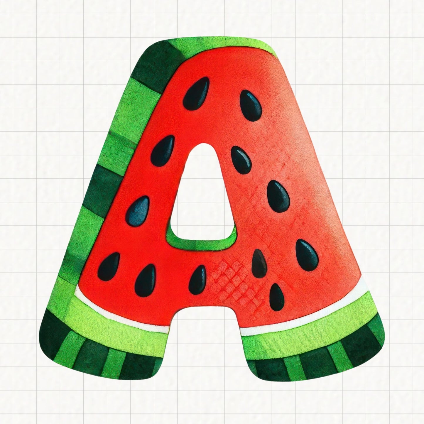Watermelon Alphabet | UV DTF
