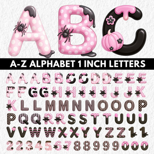 Halloween Treats Alphabet | UV DTF