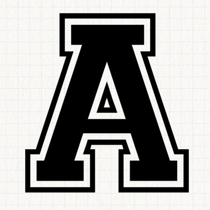 Varsity Alphabet | UV DTF