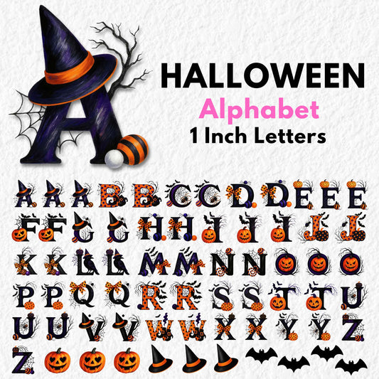 Halloween Alphabet | UV DTF