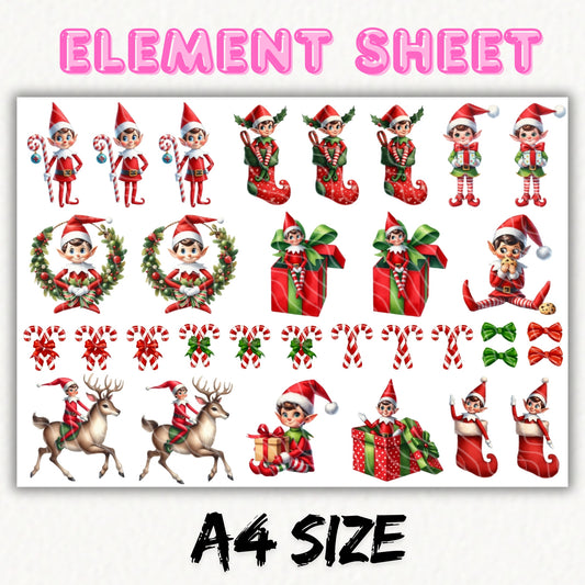 Elf | UV DTF Element Sheet