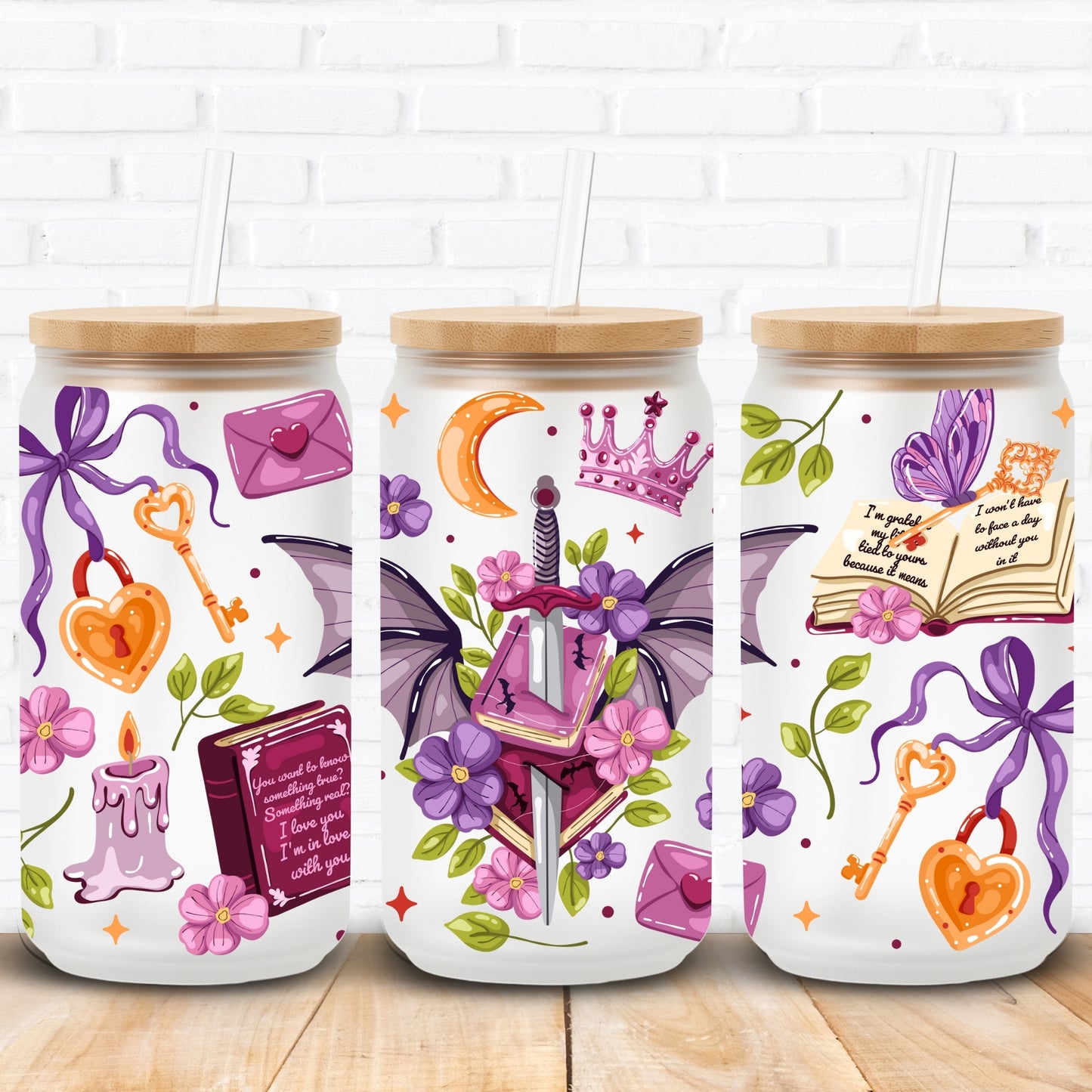 Violet Wing Chapter | UV DTF Wrap