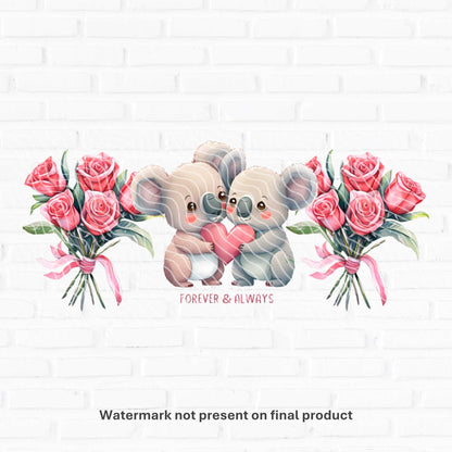 Koala Lovers | UV DTF Wrap