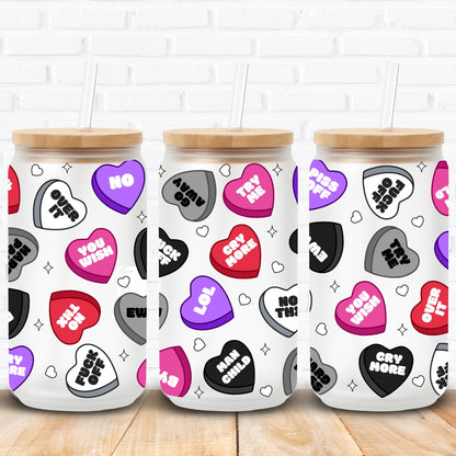 Sweet Anti-Love Hearts | UV DTF Wrap