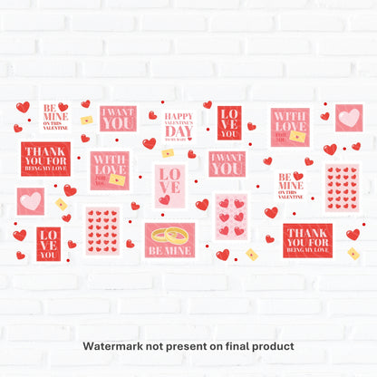 Love Stamps | UV DTF Wrap