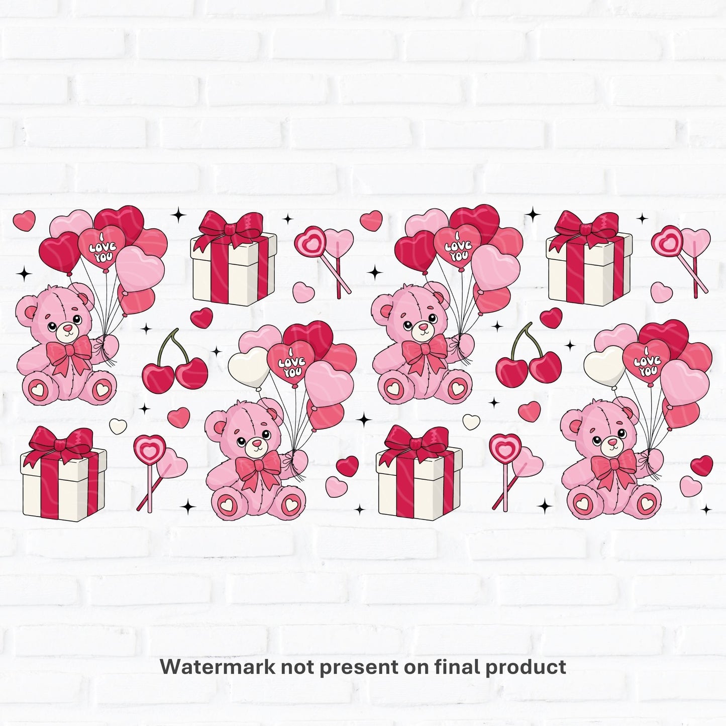 Beary Sweet | UV DTF Wrap